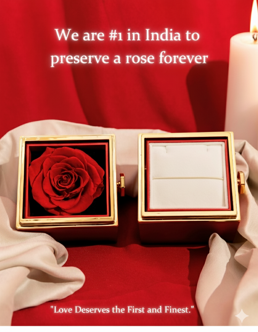 Preserved Rose Premium Box (Only Box)