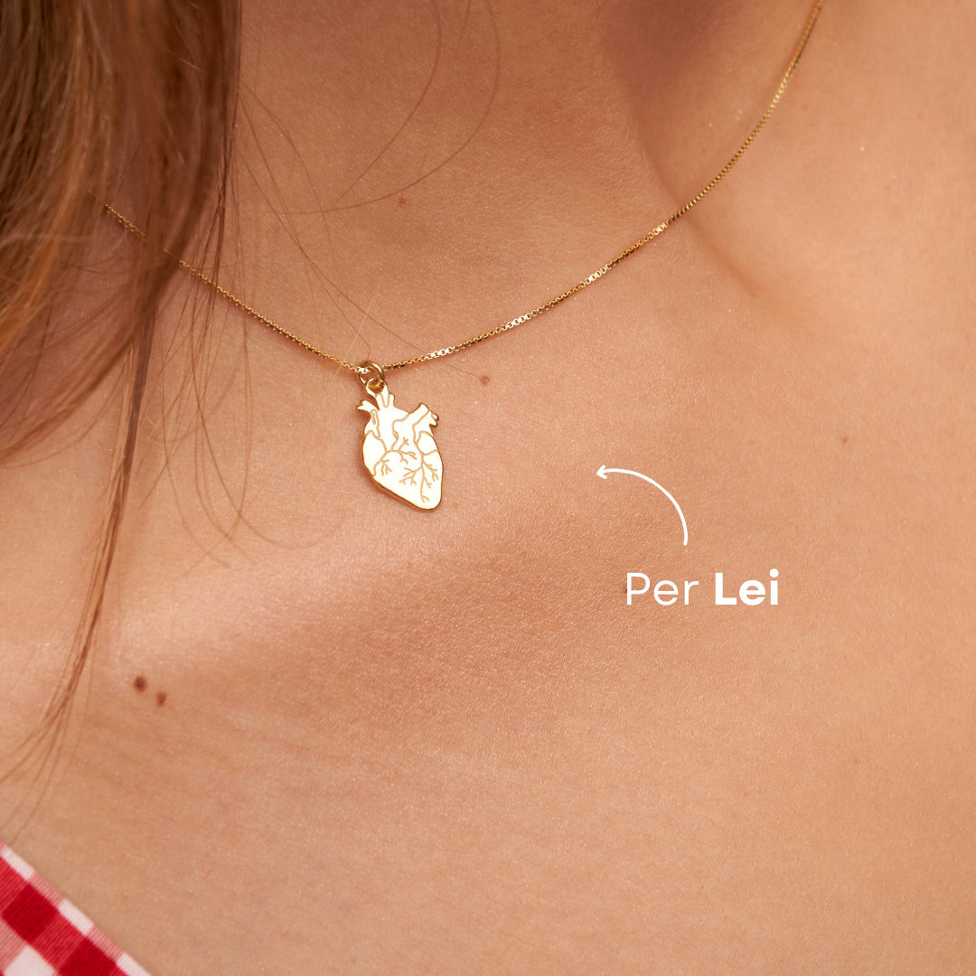 Anatomical Heart Necklace