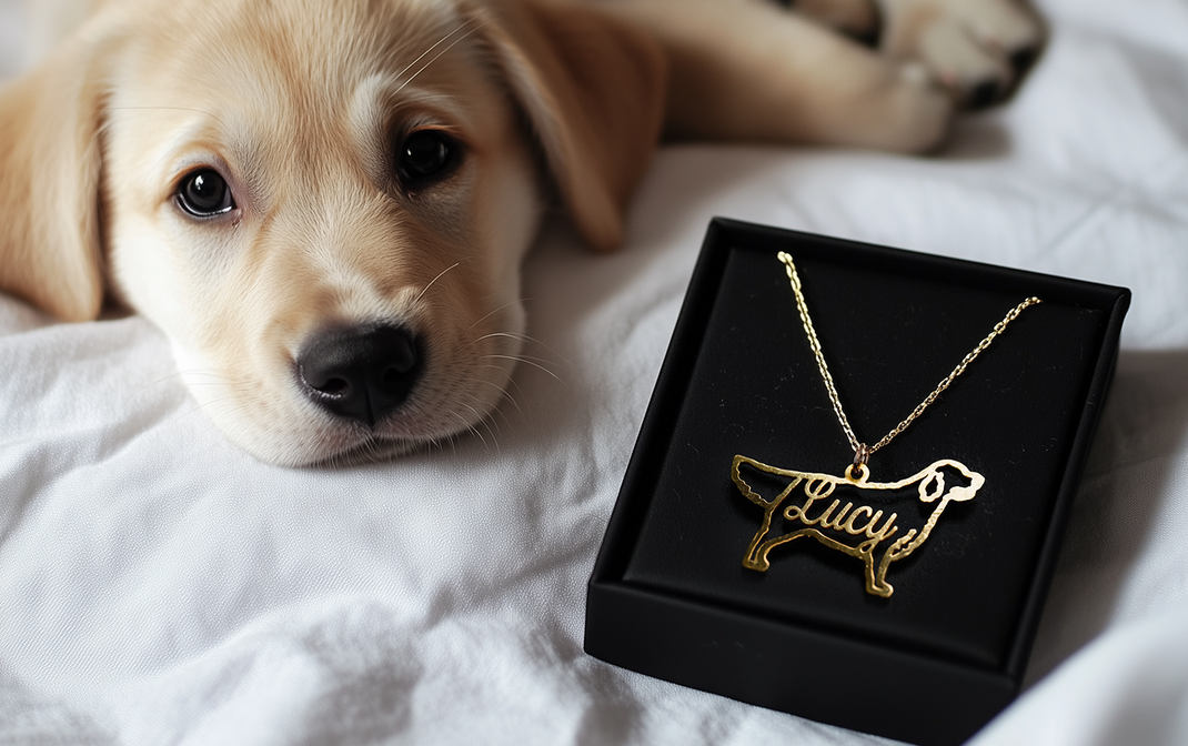 Necklace Pet Breed & Name