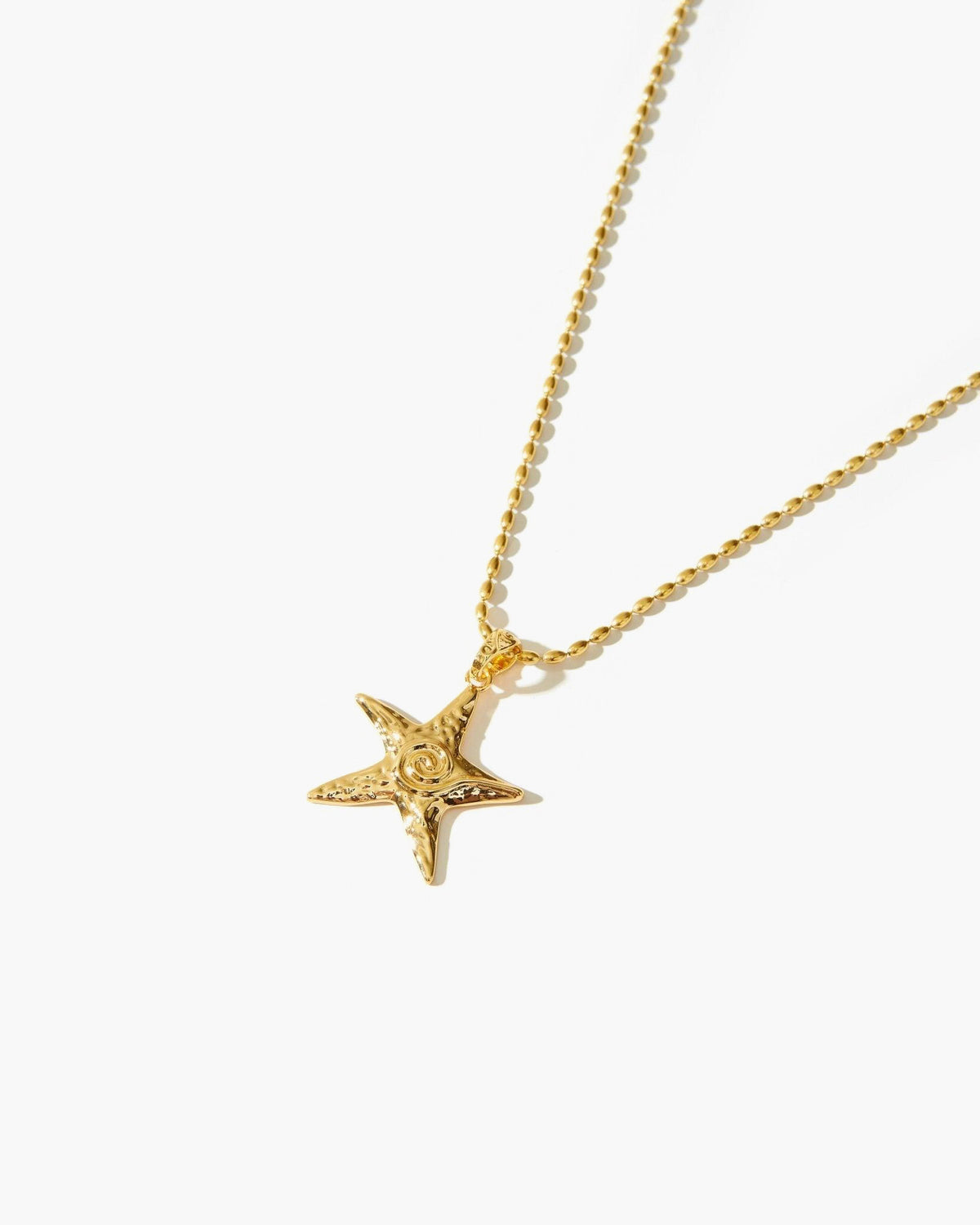 Gold Starfish Necklace