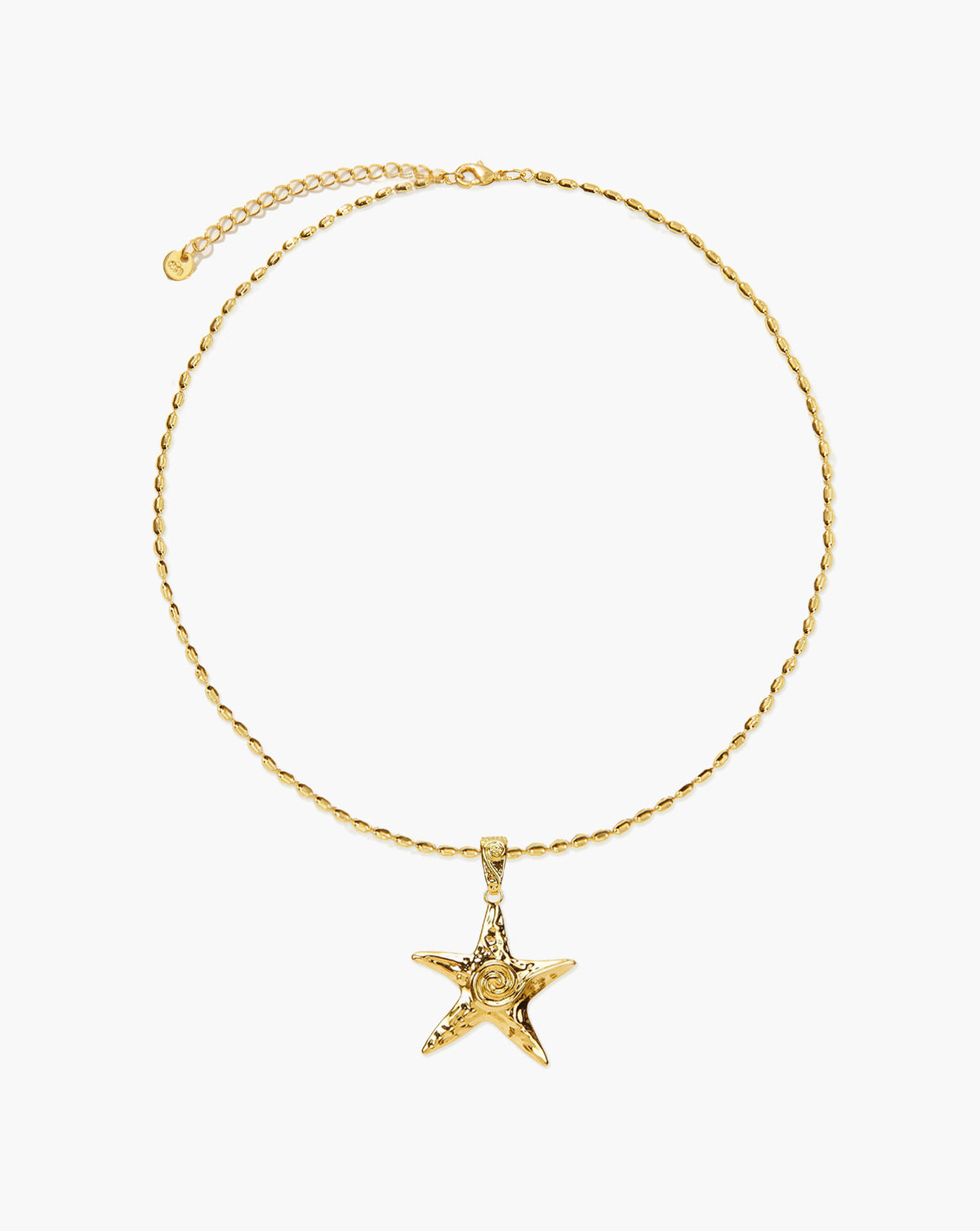 Gold Starfish Necklace