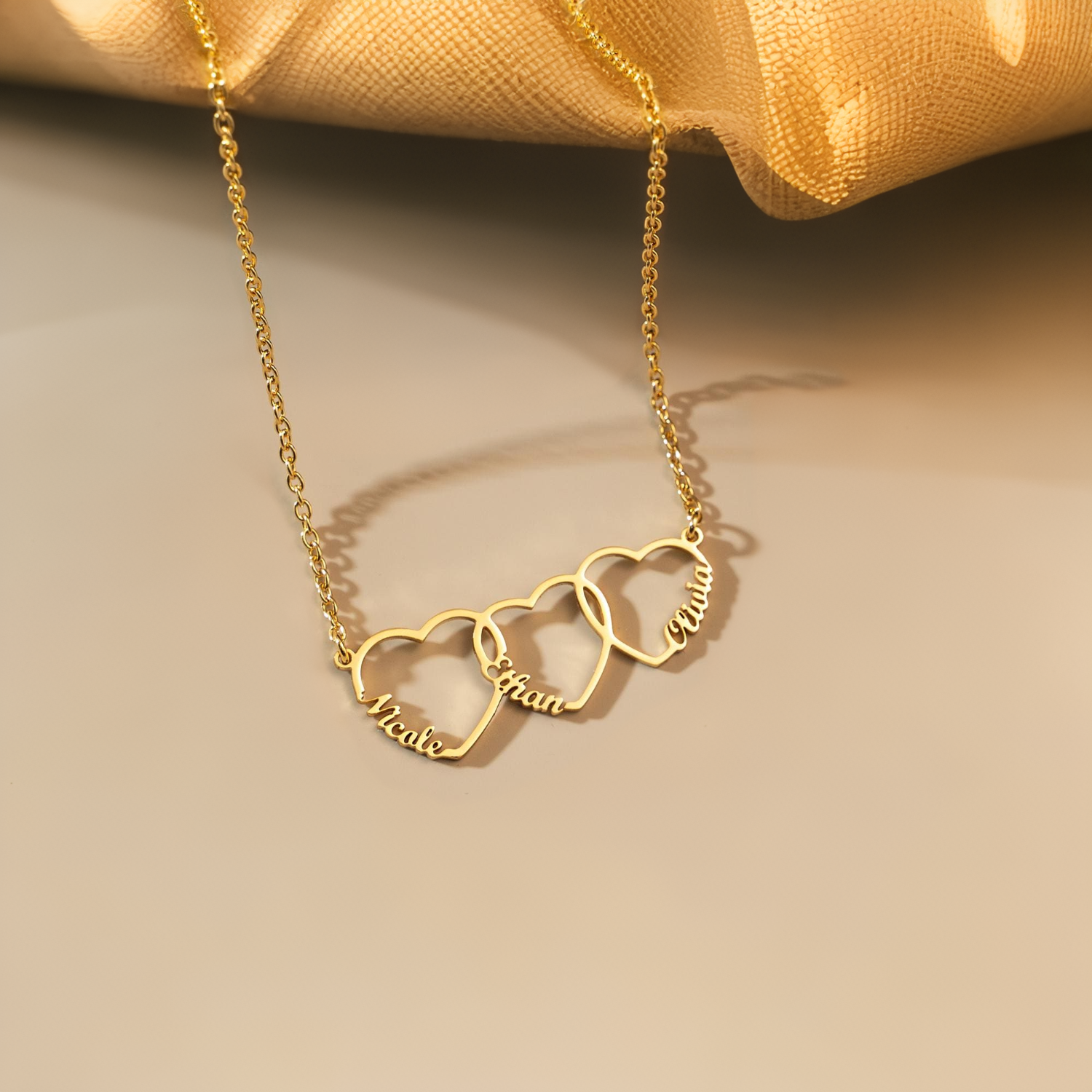 Personalized Heart Name Necklace