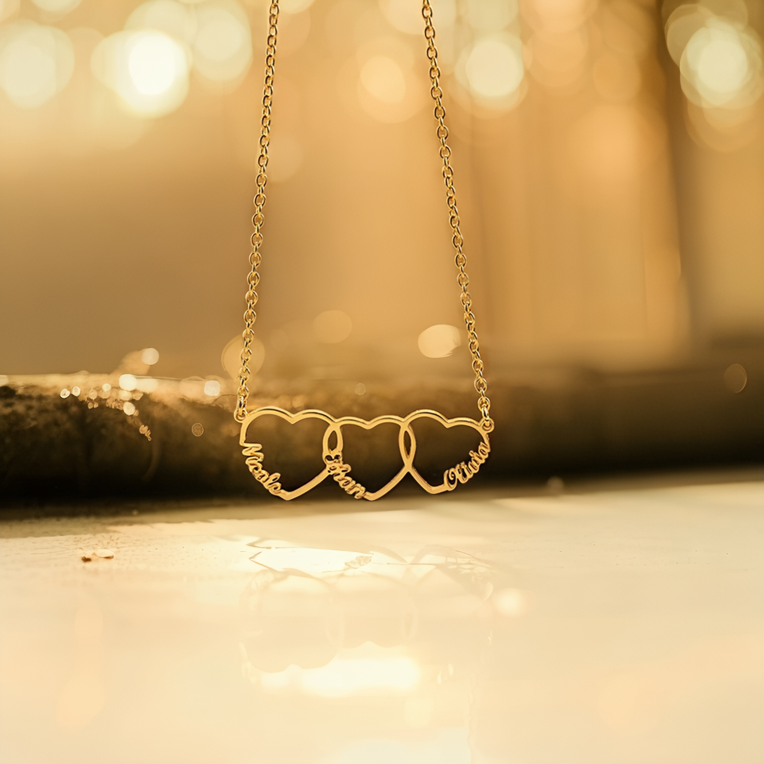 Personalized Heart Name Necklace