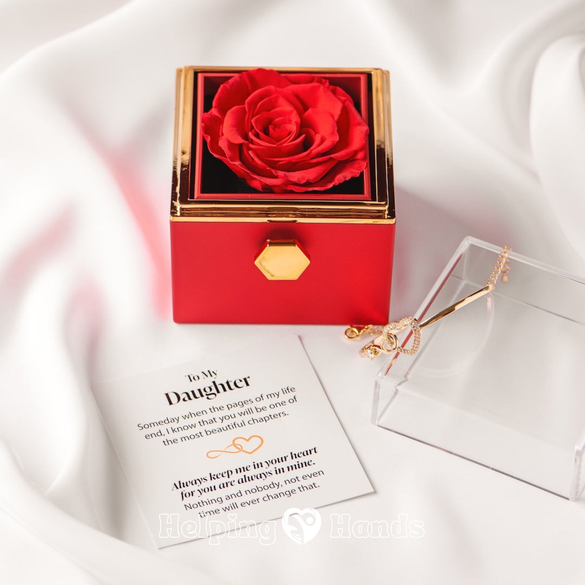 Bracelet with a beautiful note card