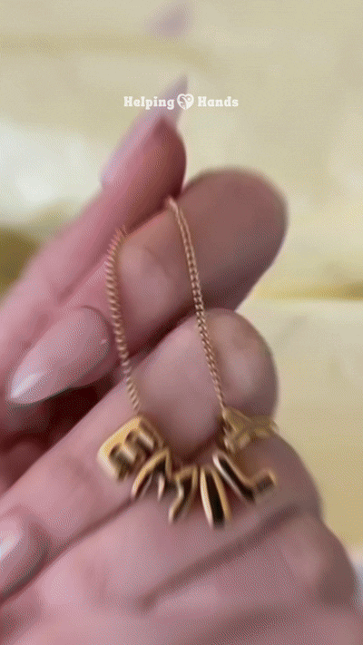 Bubble Custom Name Necklace