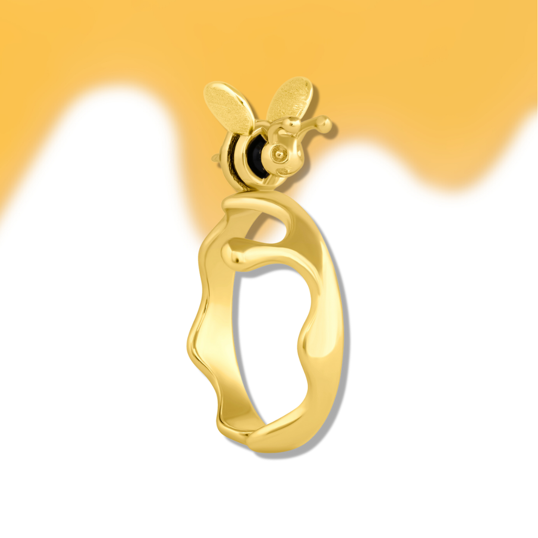 ring with drop of honey