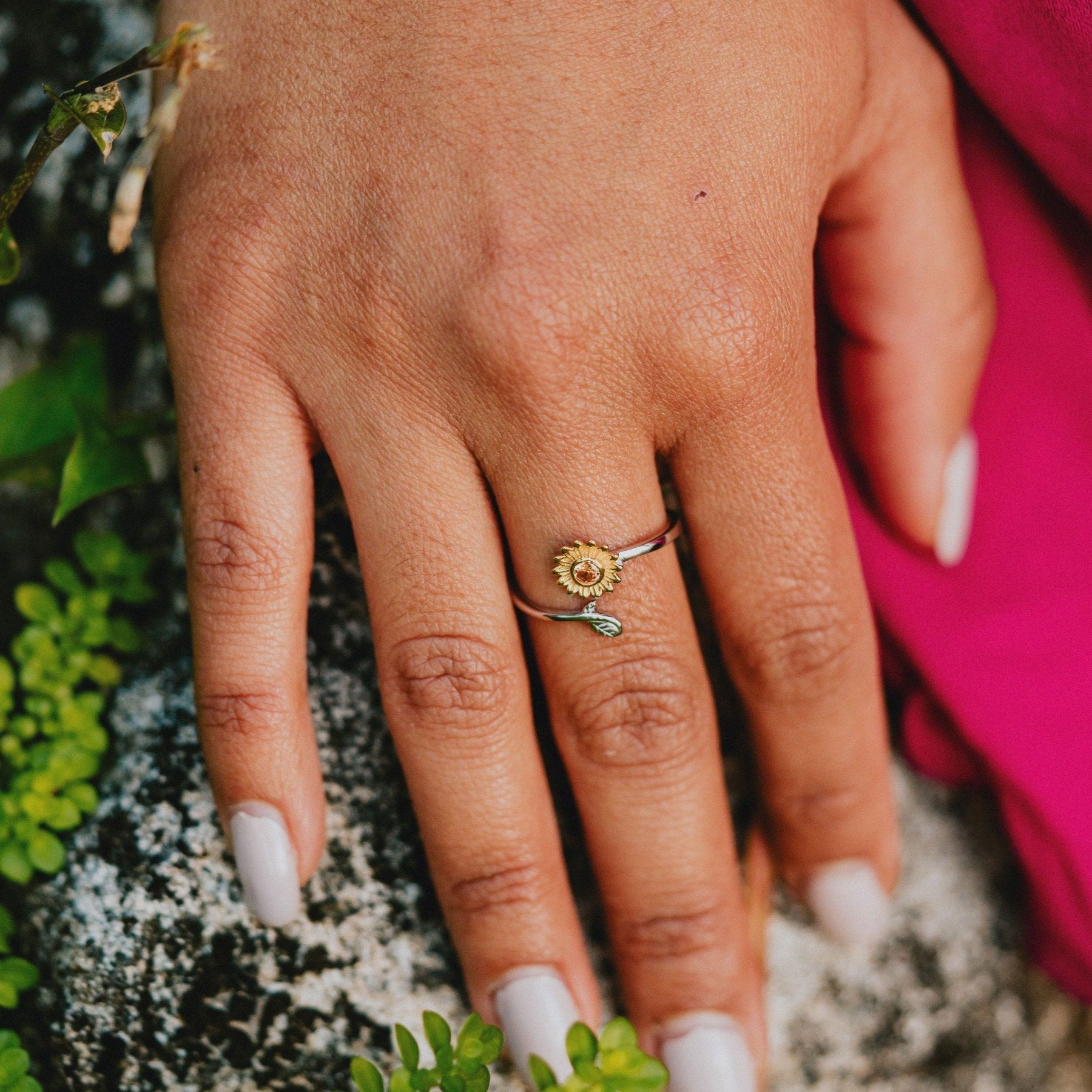 Sunflower ring